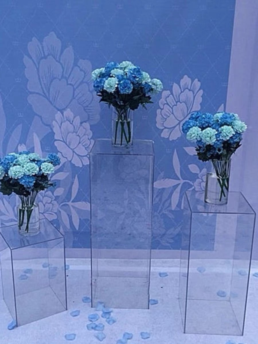 Transparent Cake or Flowers Stand